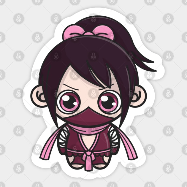 Kunoichi Sticker by mysticpotlot